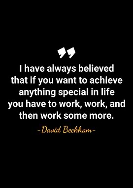 David Beckham quotes