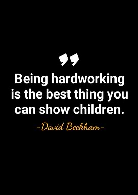 David Beckham quotes
