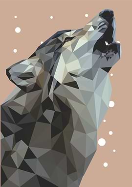 animal portrait wolf
