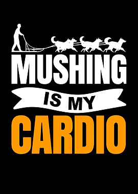 Funny Mushing Sleds Dog