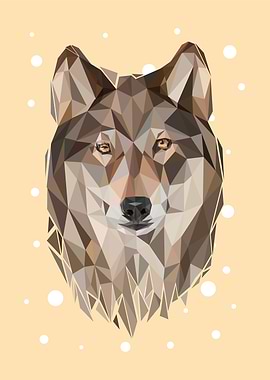 animal portrait wolf