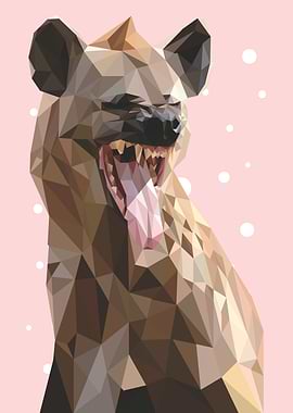 animal portrait hyena