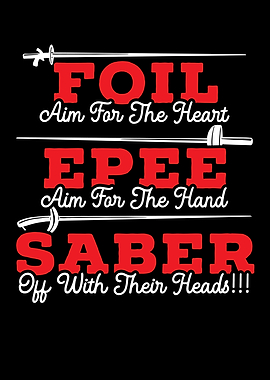 Foil Epee Saber Fencing