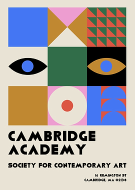 Cambridge Bauhaus Poster