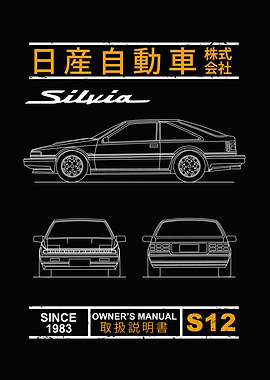 Blueprint of Silvia S12