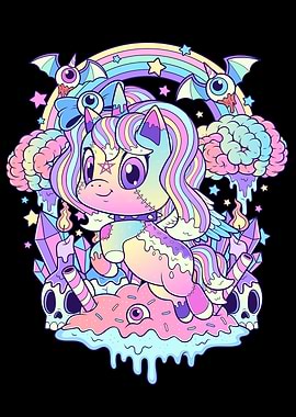 Unicorn Pastel Goth