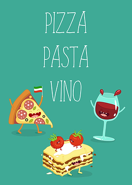 Pizza Pasta Vino Wine