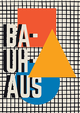 Geometric Bauhaus Collage