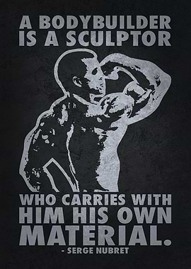 Bodybuilder Is A Sculptor