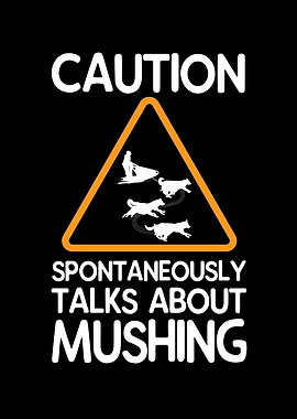 Funny Mushing Sleds Dog