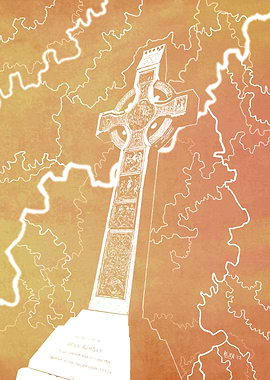 Celtic Cross - Orange