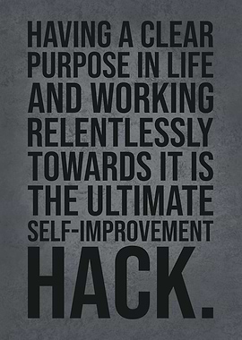 Self Improvement Hack