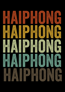 Haiphong Vietnam Retro