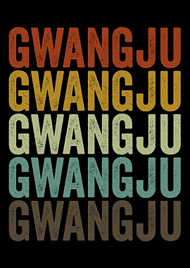 Gwangju South Korea Retro