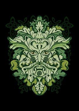 Celtic Irish Green Man