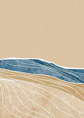 Natural abstract mountain