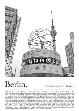 Berlin TV Tower black