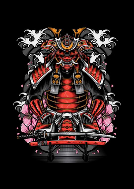 Japanese samurai armor