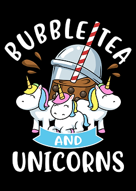 Unicorn Boba Bubble Tea