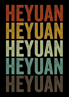 Heyuan China Retro Vintage