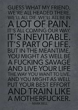 Be Savage Train Like Mofo