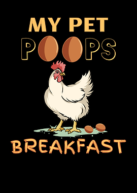 Funny Farmer Pet Breakfast