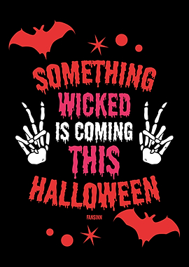 Halloween bat monster