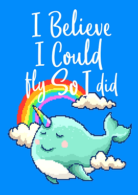 unicorn whale kawaii