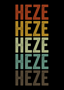 Heze China Retro Vintage