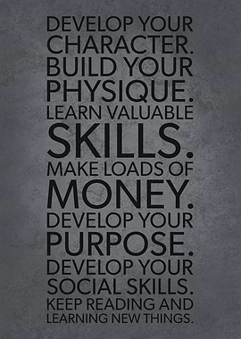 Develop Character Physique