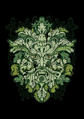 Green Man Celtic Irish God