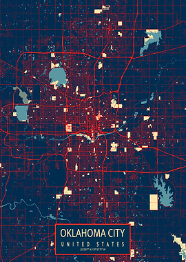 Oklahoma City Map Hope