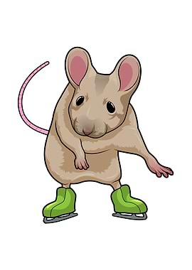 Mouse Ice skating