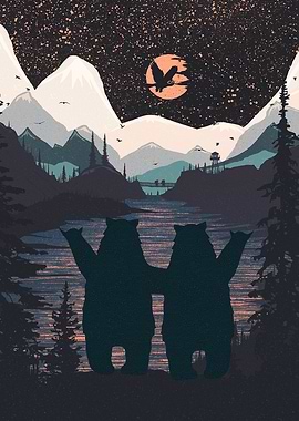 Orange Moon n Crz Animals