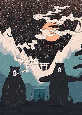 Orange Moon n Crz Animals