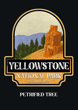 Yellowstone Petrified Tree