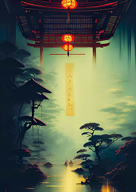 Asian Forbidden Temple