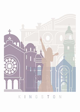 Kingston skyline poster