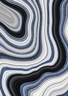 Beautiful abstract agate