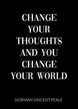 Change your thoughts