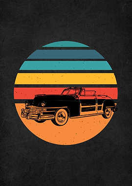classic car retro 80s