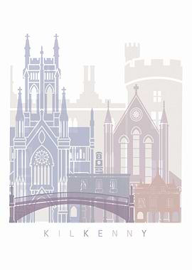 Kilkenny skyline poster