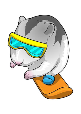 Hamster Snowboard Sports