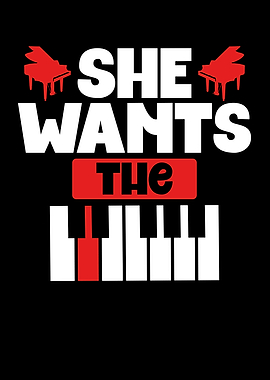 She wants the keyboard