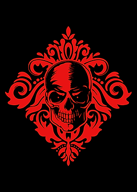 Baroque Aesthetic Skull