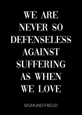 Sigmund Freud Quote Love