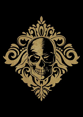 Baroque Aesthetic Skull