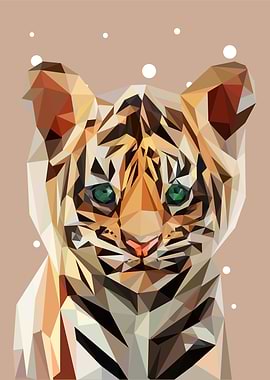 nursery animal baby tiger