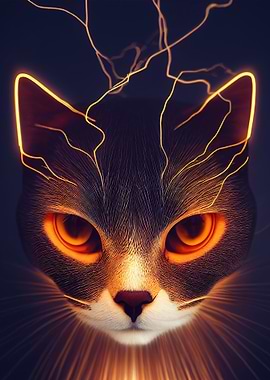 Lightning cat