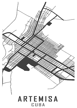 Artemisa Cuba City Map